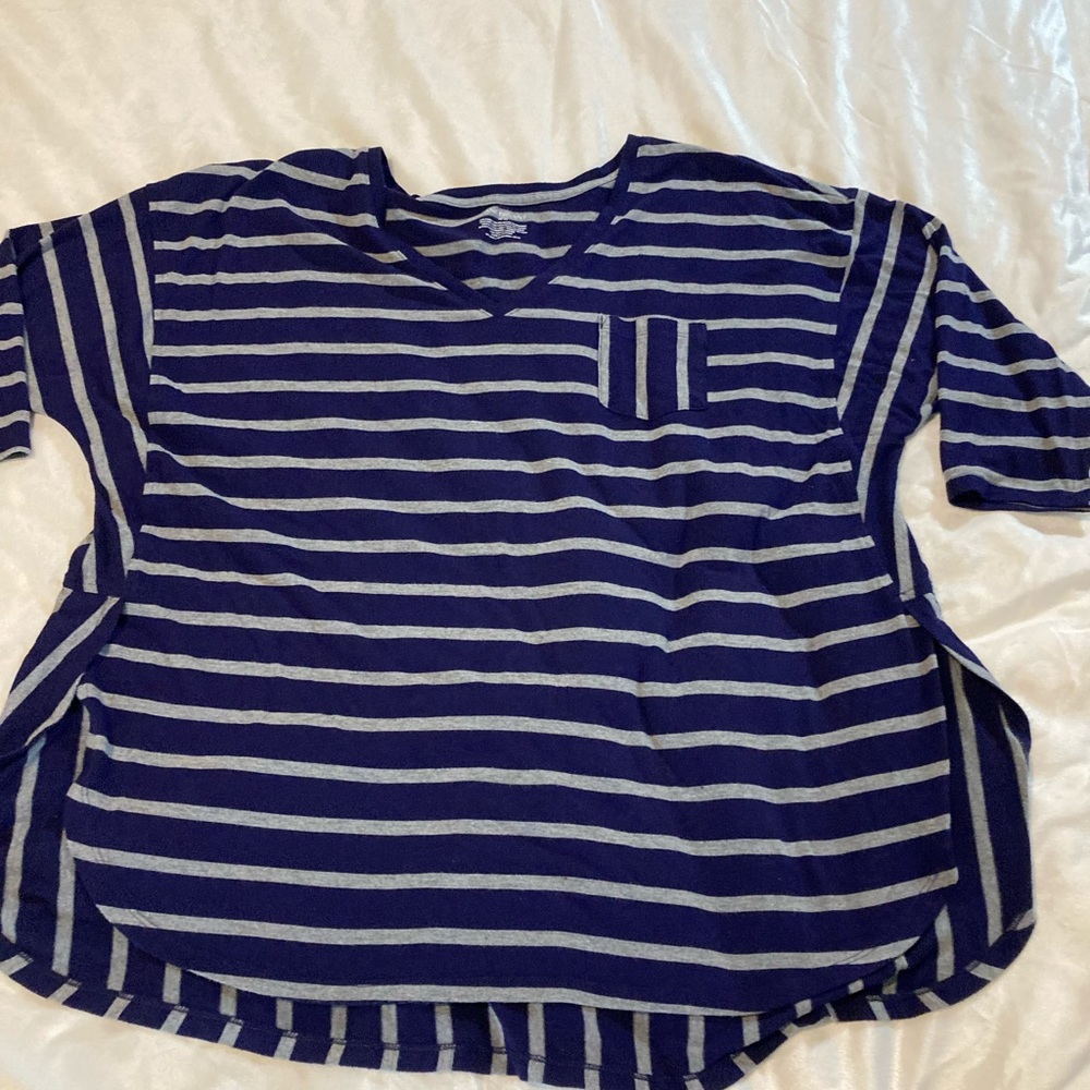 LANE BRYANT STRIPED TOP  PLUS SIZE 18/20